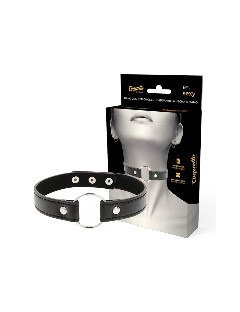 COQUETTE CHIC DESIRE - COLLAR CUERO VEGANO ACCESORIO WOMAN