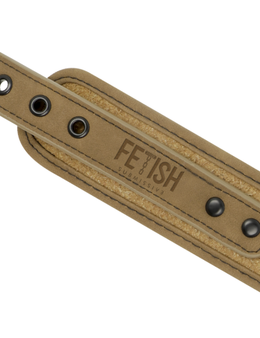 FETISH SUBMISSIVE ORIGEN - COLLAR CON CADENA CON FORRO DE NEOPRENO
