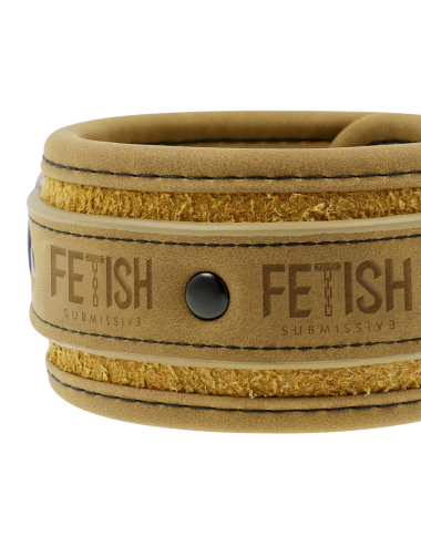 FETISH SUBMISSIVE ORIGEN - ESPOSAS TOBILLOS CUERO VEGANO CON FORRO DE NEOPRENO