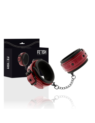 FETISH SUBMISSIVE DARK ROOM - ESPOSAS CUERO VEGANO CON FORRO DE NEOPRENO