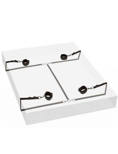 CALEXOTICS - BOUNDLESS RED RESTRAINT SET RESTRICCION CAMA