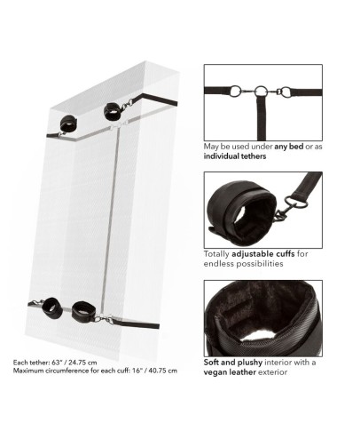 CALEXOTICS - BOUNDLESS RED RESTRAINT SET RESTRICCION CAMA