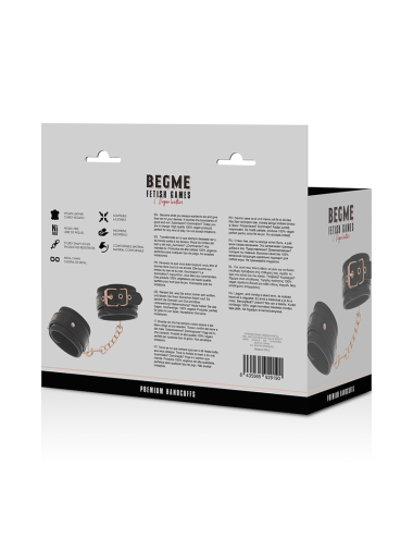 BEGME - BLACK EDITION ESPOSAS PARA MANOS CON FORRO DE NEOPRENO