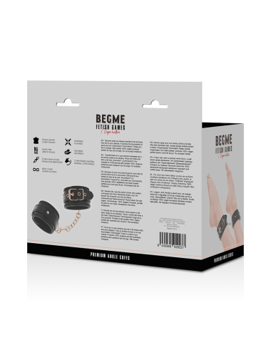 BEGME - BLACK EDITION ESPOSAS PARA TOBILLOS CON FORRO DE NEOPRENO