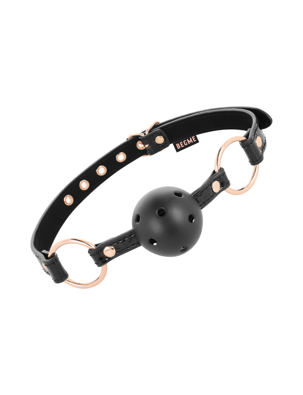 BEGME - BLACK EDITION MORDAZA CUERO VEGANO