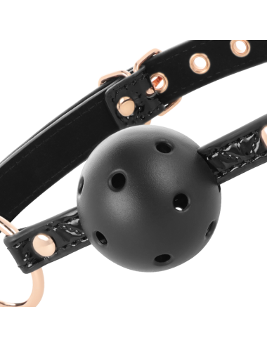 BEGME - BLACK EDITION MORDAZA CUERO VEGANO