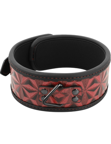 BEGME - RED EDITION COLLAR CUERO VEGANO CON FORRO DE NEOPRENO