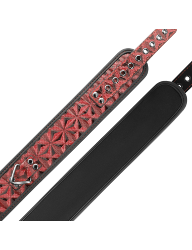 BEGME - RED EDITION COLLAR CUERO VEGANO CON FORRO DE NEOPRENO