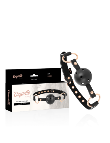 COQUETTE CHIC DESIRE - FANTASY MORDAZA TRANSPIRABLE CUERO VEGANO
