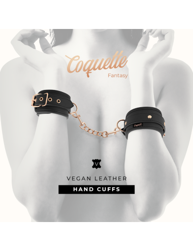COQUETTE CHIC DESIRE - FANTASY ESPOSAS PARA MANOS CUERO VEGANO CON FORRO DE NOPRENO