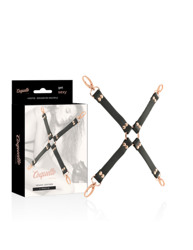 COQUETTE CHIC DESIRE - FANTASY HOG TIE CUERO VEGANO