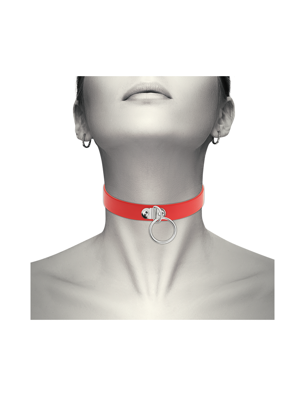 COQUETTE CHIC DESIRE - COLLAR CUERO VEGANO ROJO ACCESORIO WOMAN FETISH COQUETTE CHIC DESIRE - COLLAR CUERO VEGANO ROJO ACCESORIO WOMAN FETISH