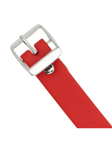 COQUETTE CHIC DESIRE - COLLAR CUERO VEGANO ROJO ACCESORIO WOMAN FETISH