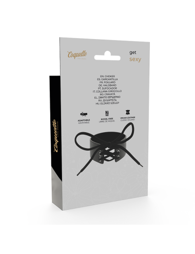 COQUETTE CHIC DESIRE - CHOKER CUERO VEGANO