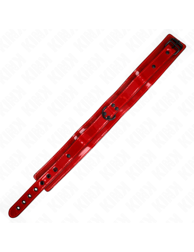 KINK - COLLAR AJUSTABLE ROJO VINO 37.5-49.5 CM X 5 CM