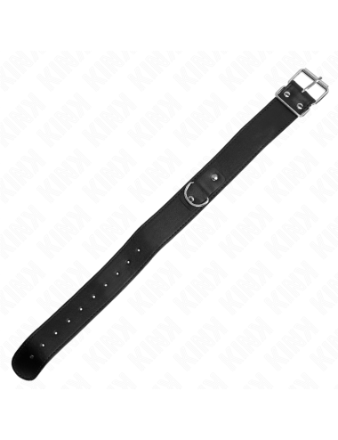 KINK - COLLAR CON CORREA 116 CM FINO NEGRO AJUSTABLE 32-50 CM X 8 CM