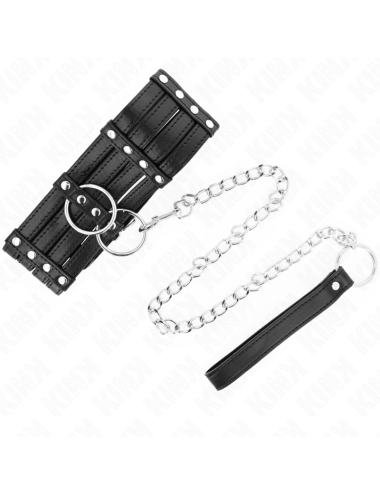 KINK - COLLAR CON CORREA 65 CM ESTILO SUB AJUSTABLE 35-51 CM X 7 CM