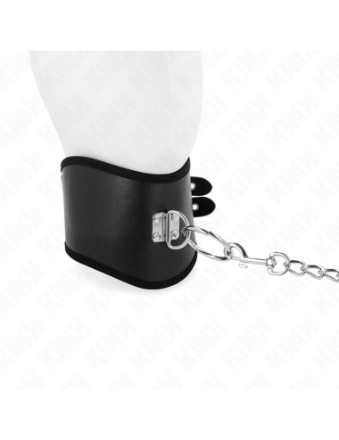 KINK - COLLAR CON CORREA 65 CM ANCHO NEGRO AJUSTABLE 40-55 CM X 10 CM