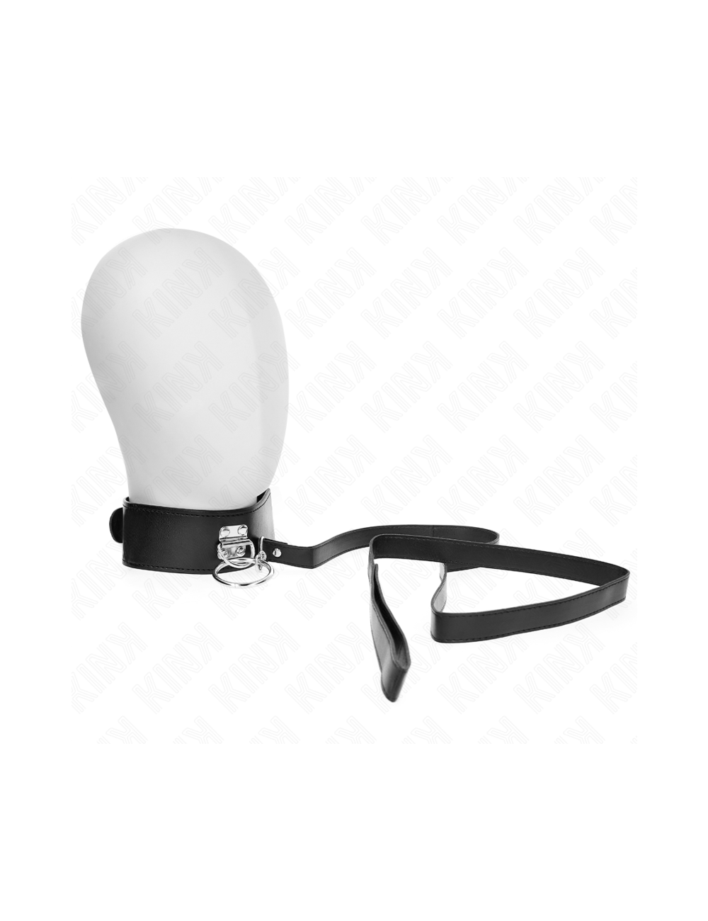 KINK - COLLAR CON CORREA 116 CM CON TACHUELAS CORREA POLIPIEL 50 X 5 CM