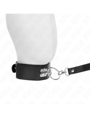 KINK - COLLAR CON CORREA 116 CM CON TACHUELAS CORREA POLIPIEL 50 X 5 CM