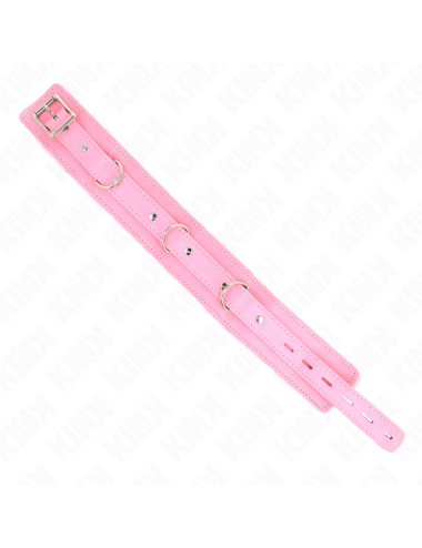 KINK - COLLAR CON CORREA 65 CM CON RESTRICCIONES ROSA AJUSTABLE 36-42 CM X 5.5 CM