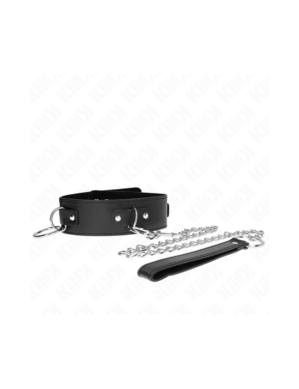 KINK - COLLAR CON CORREA 65 CM 3 ANILLOS MODELO 2 AJUSTABLE 36-43 CM X 5 CM