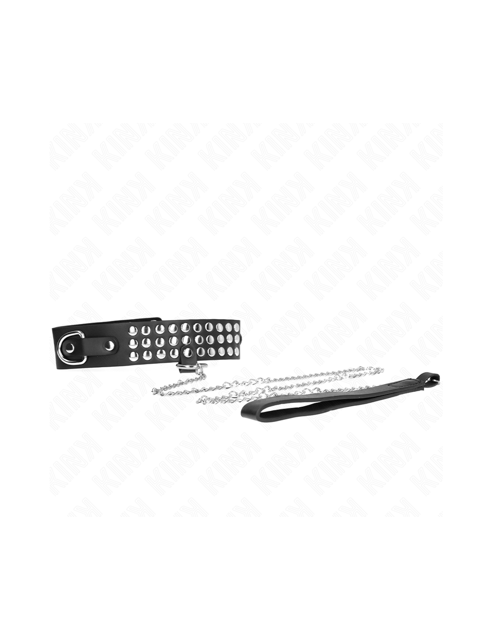 KINK - COLLAR CON CORREA 65 CM CON BRILLOS AJUSTABLE 37-42 CM X 5.3 CM