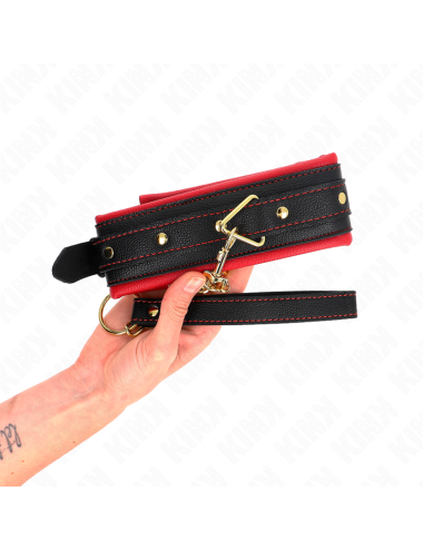 KINK - COLLAR CON CORREA DE TEJIDO LISO AJUSTABLE 33-48 CM X 5.7 CM
