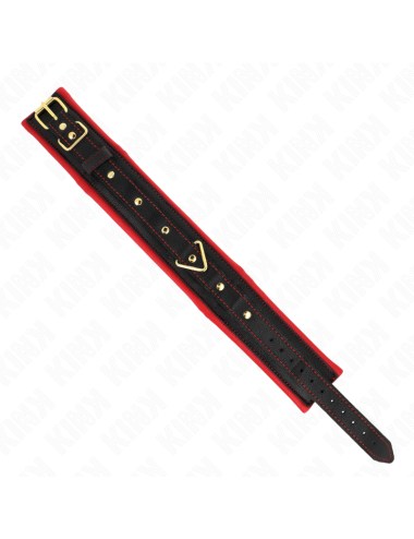 KINK - COLLAR CON CORREA DE TEJIDO LISO AJUSTABLE 33-48 CM X 5.7 CM