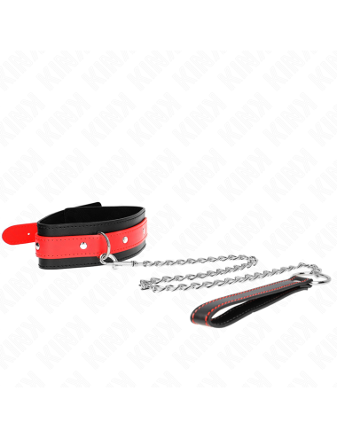 KINK - COLLAR CON CORREA 65 CM ROJO AJUSTABLE 36-43 CM X 5 CM