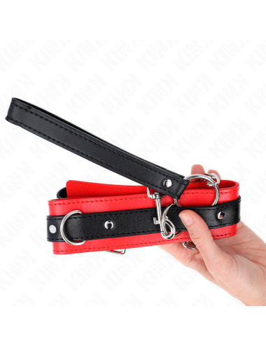 KINK - COLLAR CON CORREA 65 CM MODELO BÁSICO MODELO 3 ROJO 53 X 5 CM