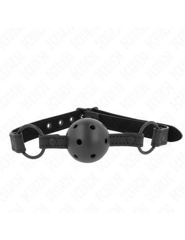KINK - MORDAZA DE BOLA 4.5 CM DE NEOPRENO 63.5 X 2 CM AJUSTABLE 41 X 59 CM