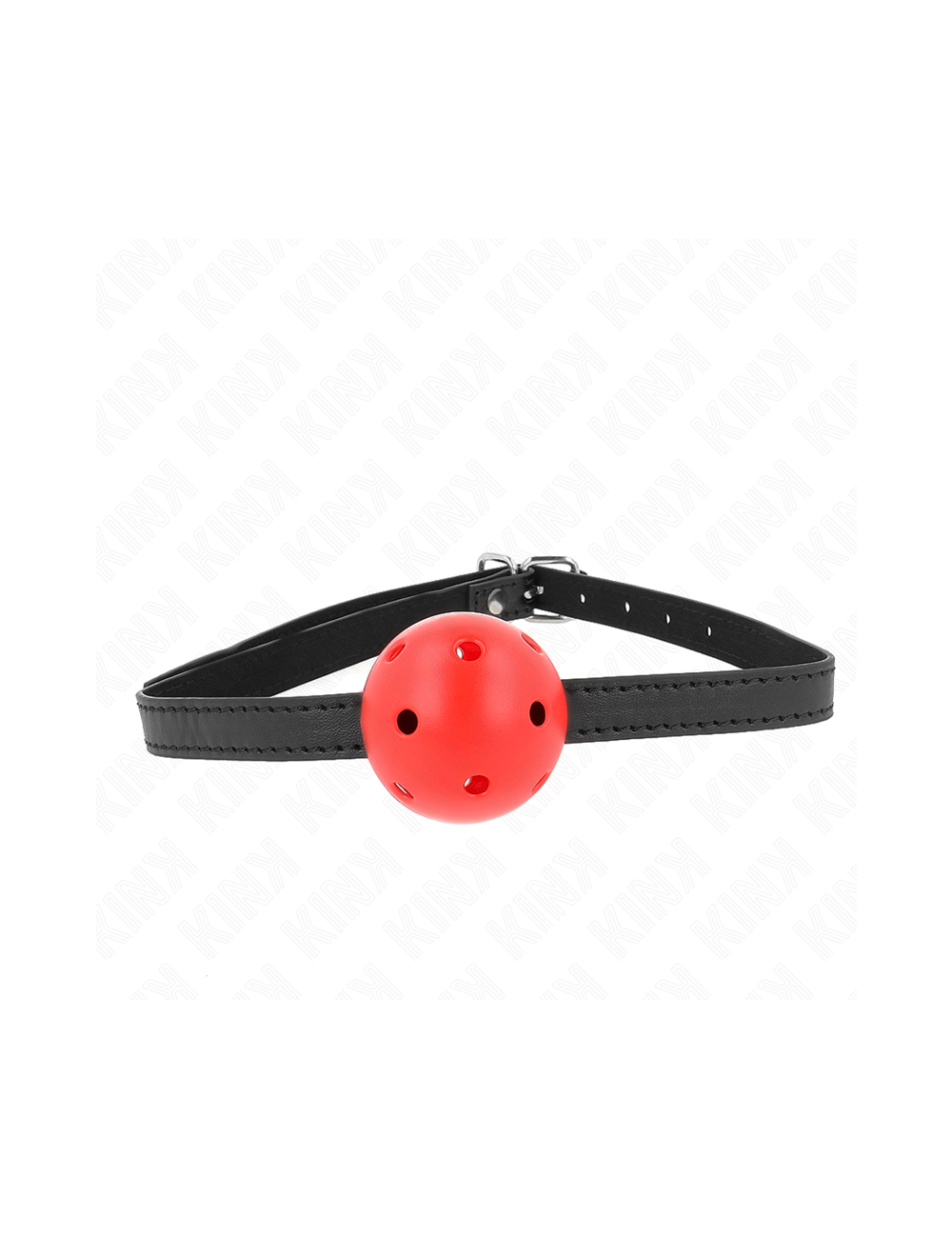 KINK - MORDAZA DE BOLA 4.5 CM TRANSPIRABLE SIMPLICITY ROJO 62 x 1.5 CM