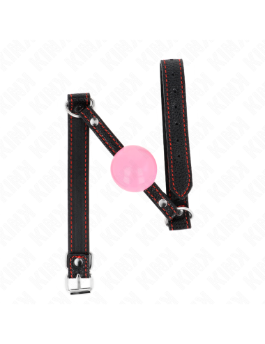 KINK - MORDAZA DE BOLA 4 CM DE ORO ROSA 60 x 2 CM