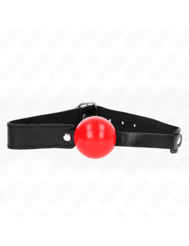 KINK - MORDAZA DE BOLA 4 CM SUAVE DE TPE MODELO 1 66 x 2.5 CM AJUSTABLE 41-61 CM