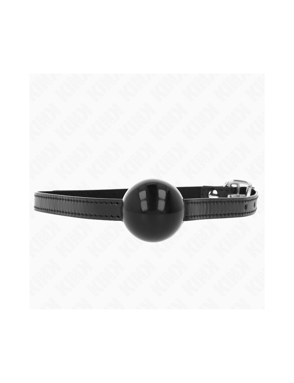 KINK - MORDAZA DE BOLA 4 CM SÓLIDA SIMPLE NEGRO 65 x 1.5 CM