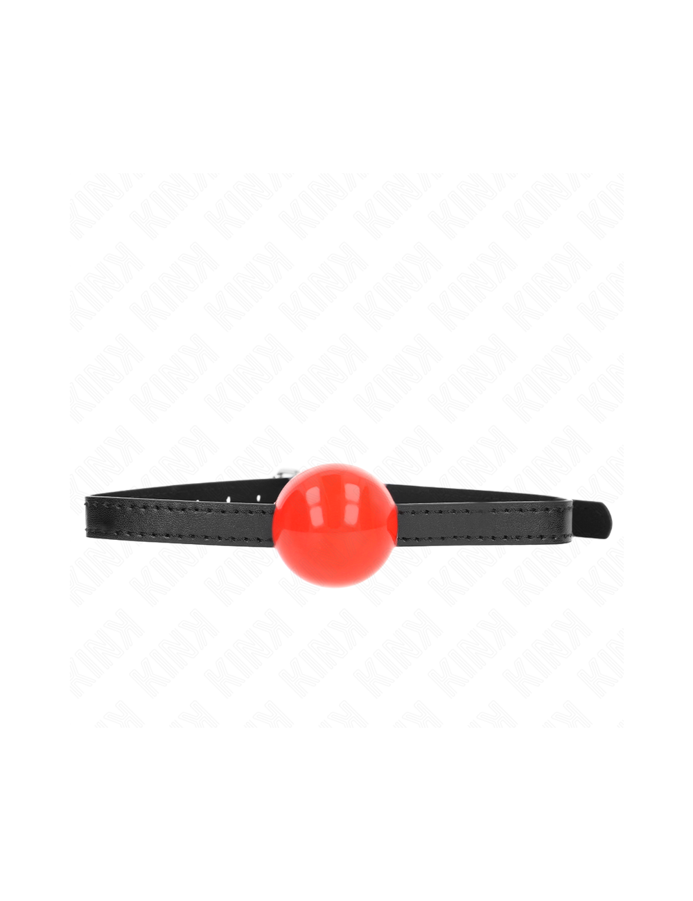 KINK - MORDAZA DE BOLA 4 CM SÓLIDA SIMPLE ROJO 65 x 1.5 CM