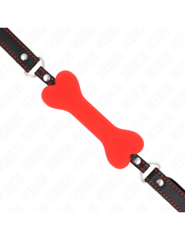 KINK - MORDAZA DE HUESO 12 CM ROJO 63 x 2 CM