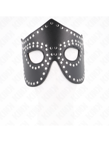 KINK - MÁSCARA DE POLIPIEL CON REMACHES MODELO 2 30 x 12 CM