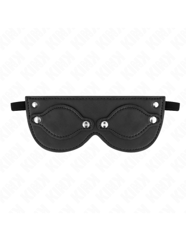 KINK - MÁSCARA DE POLIPIEL CON CUBIERTAS PARA OJOS DESMONTABLES 22 x 9 CM