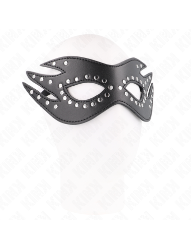 KINK - MÁSCARA DE POLIPIEL CON REMACHES MODELO 3 26 x 9.5 CM