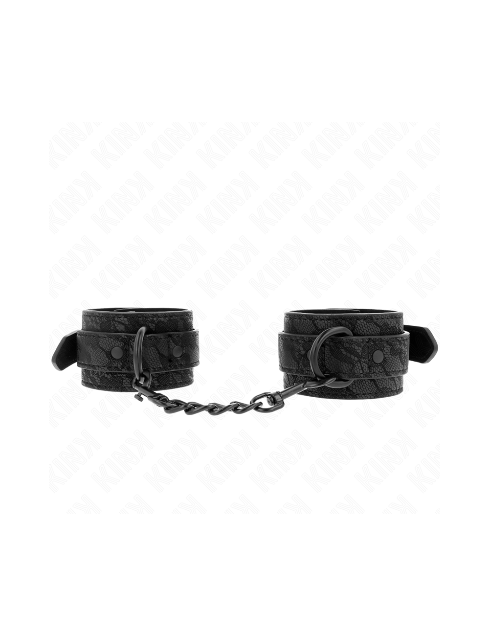 KINK - MUÑEQUERAS DE ENCAJE AJUSTABLE NEGRO 19-26 CM