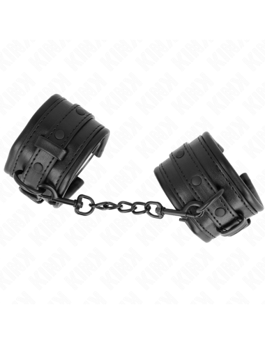 KINK - MUÑEQUERAS AJUSTABLE NEGRO 20-30 CM X 6 CM