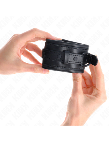 KINK - MUÑEQUERAS AJUSTABLE NEGRO 20-30 CM X 6 CM