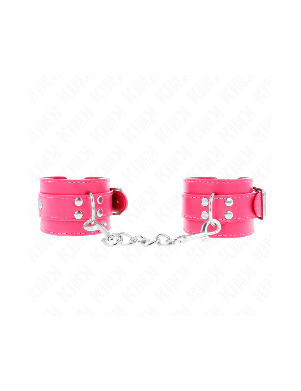 KINK - MUÑEQUERAS FUCSIA CON DETALLES EN FUCSIA AJUSTABLE 20-28 CM X 5.5 CM