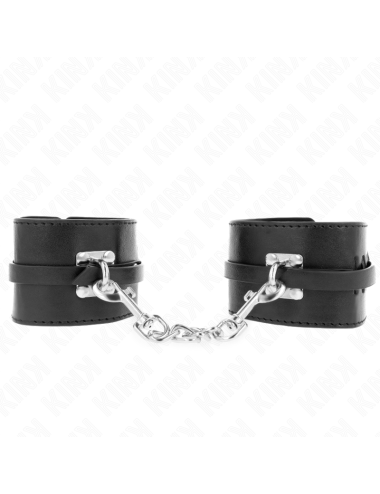 KINK - MUÑEQUERAS DELUXE CON CIERRE DE CANDADO AJUSTABLE 14.5-21 CM X 6 CM