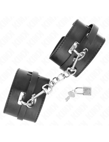 KINK - MUÑEQUERAS DELUXE CON CIERRE DE CANDADO AJUSTABLE 14.5-21 CM X 6 CM