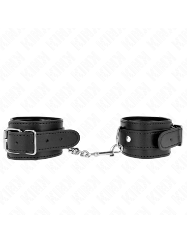 KINK - MUÑEQUERAS FINAS NEGRO AJUSTABLE 21-33 CM
