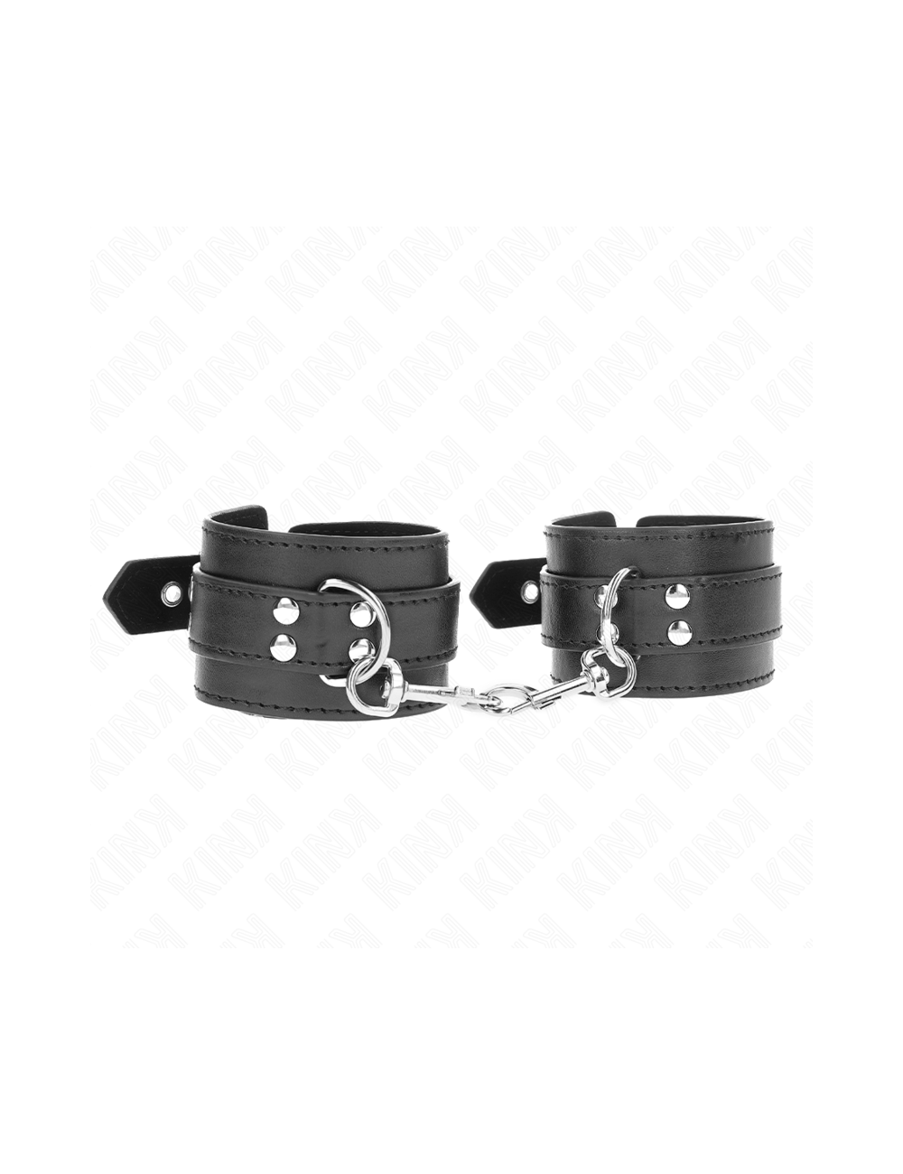 KINK - MUÑEQUERAS CON TACHUELAS NEGRO 35 X 6 CM