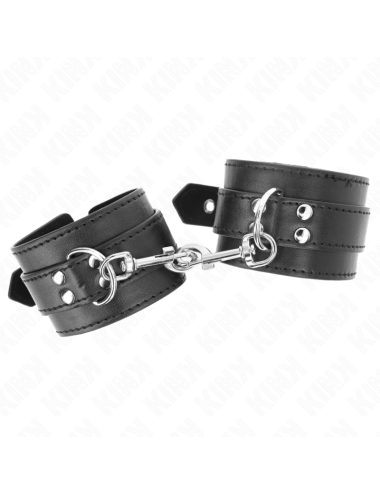KINK - MUÑEQUERAS CON TACHUELAS NEGRO 35 X 6 CM